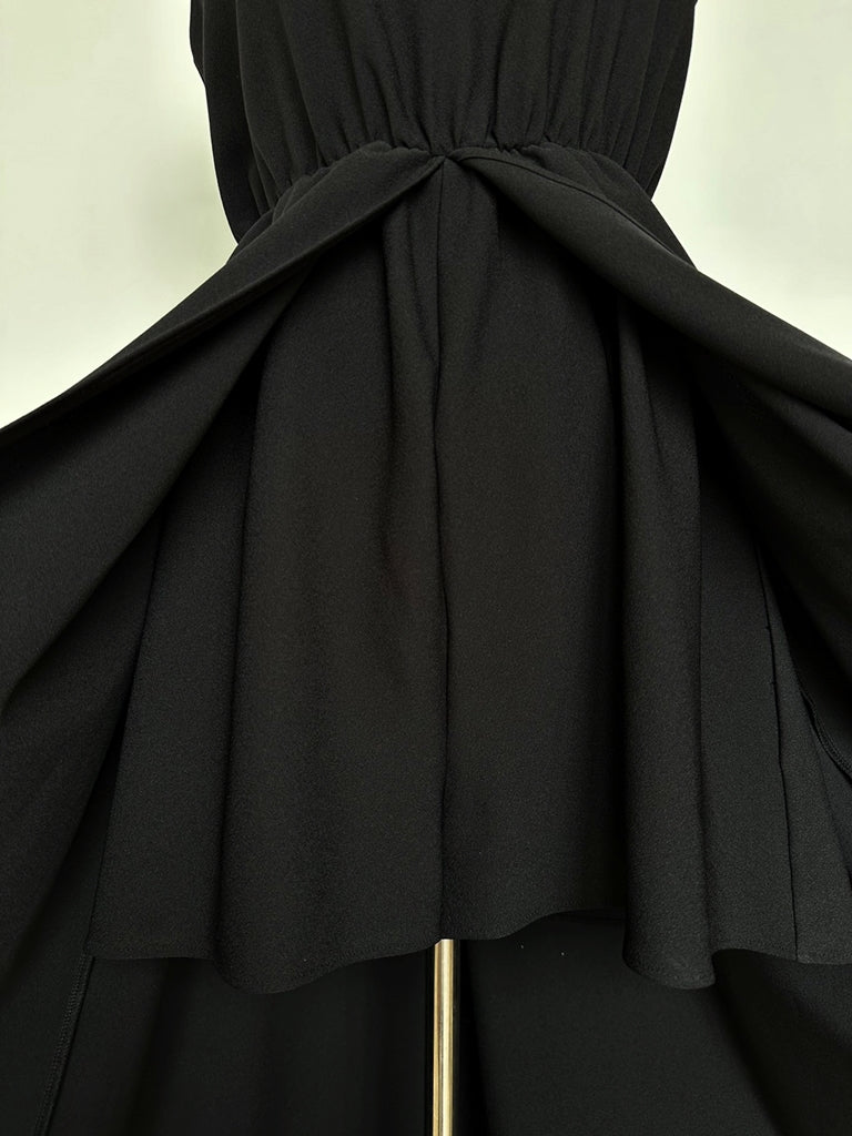 LYANA ドッキングワンピースBLACK