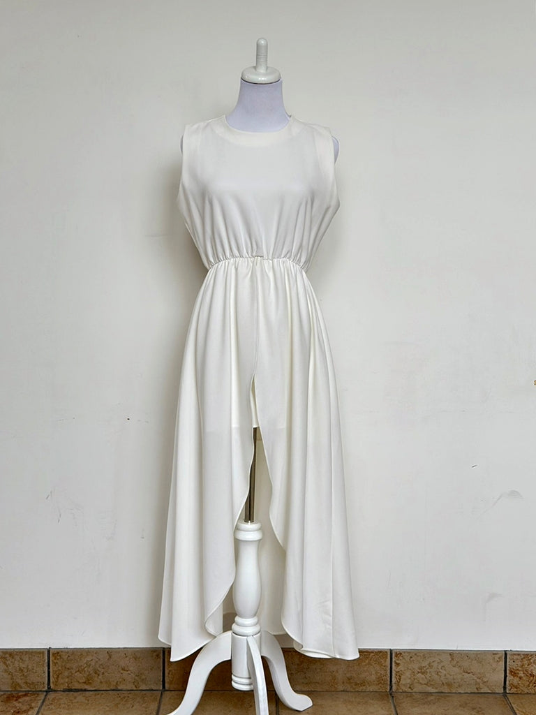 LYANA ドッキングワンピースWHITE