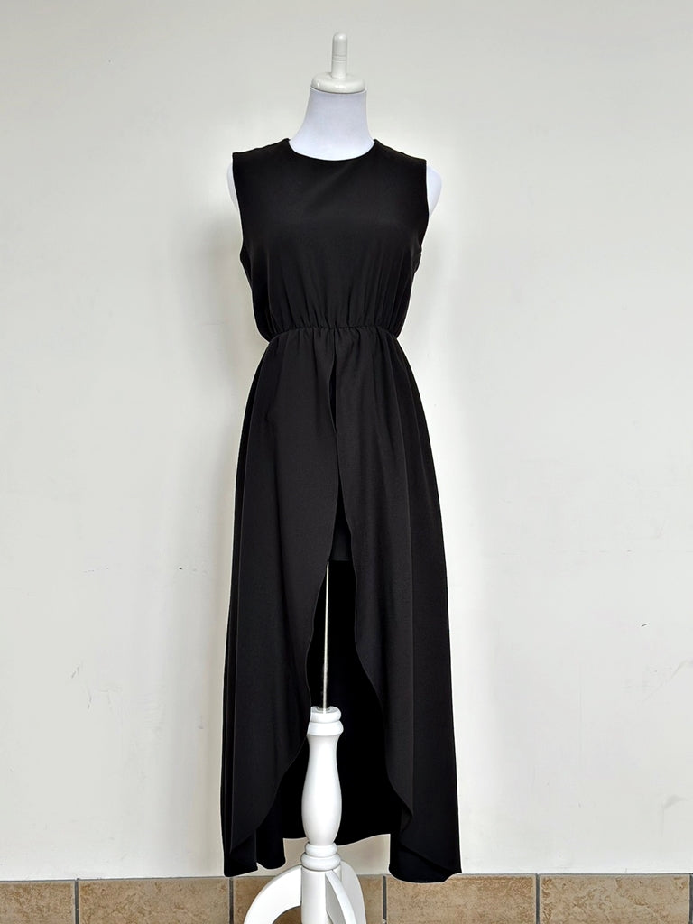 LYANA ドッキングワンピースBLACK