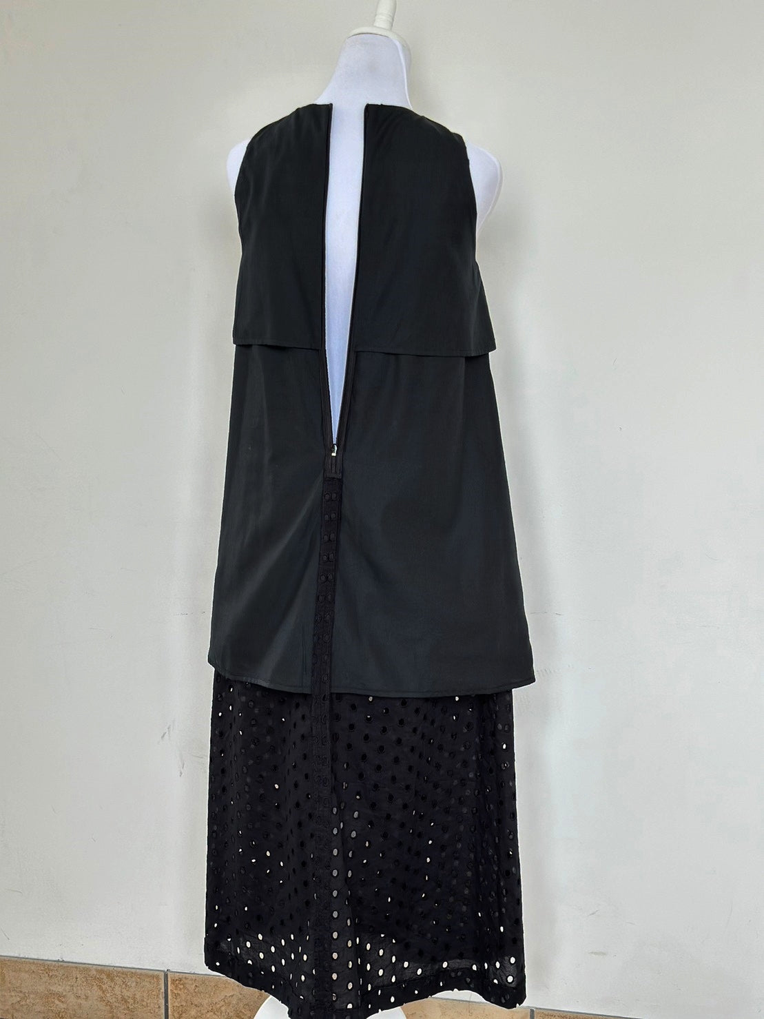 JULIA アメスリレースワンピースBLACK