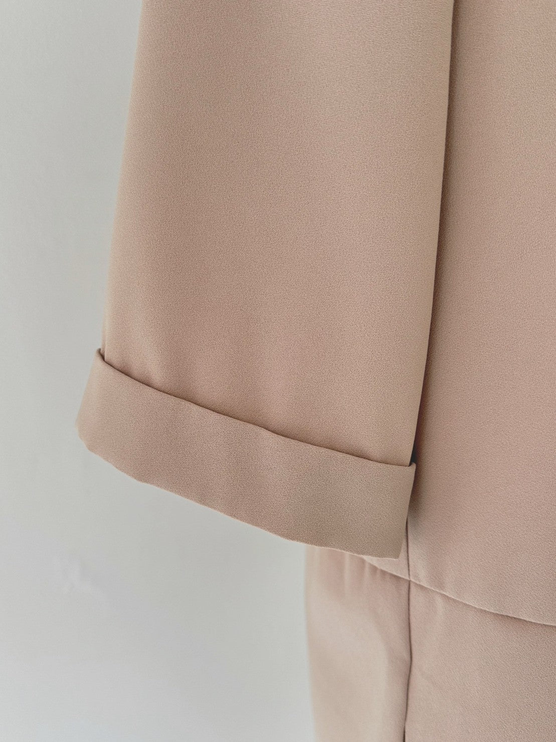 ANNA 半袖トレンチロンパースBEIGE