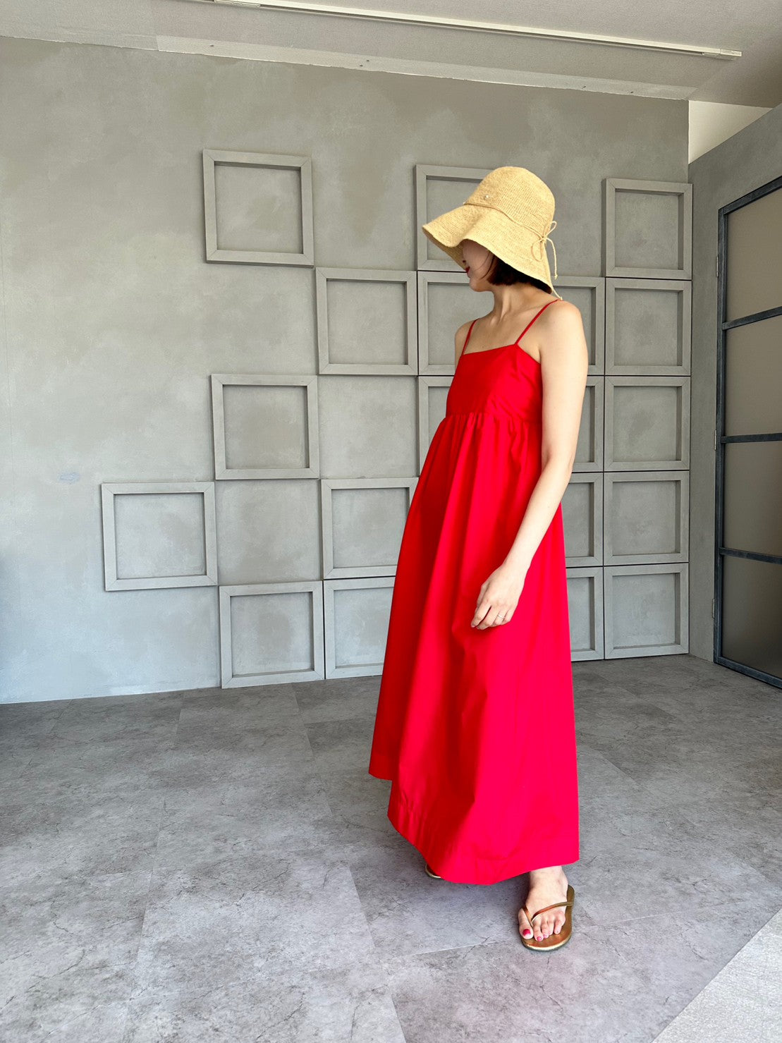MIA キャミAラインワンピース RED