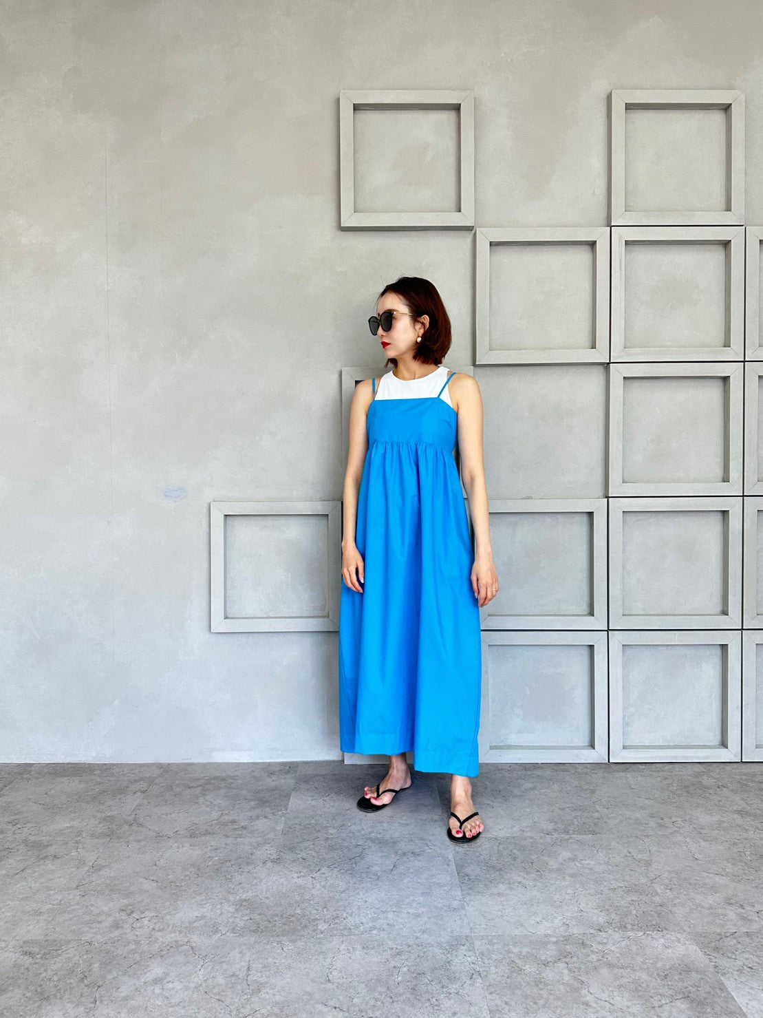 MIA キャミAラインワンピース BLUE