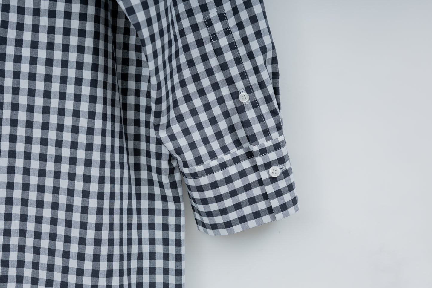 SOPHIE 配色ブラウス GINGHAM CHECK×WHITE