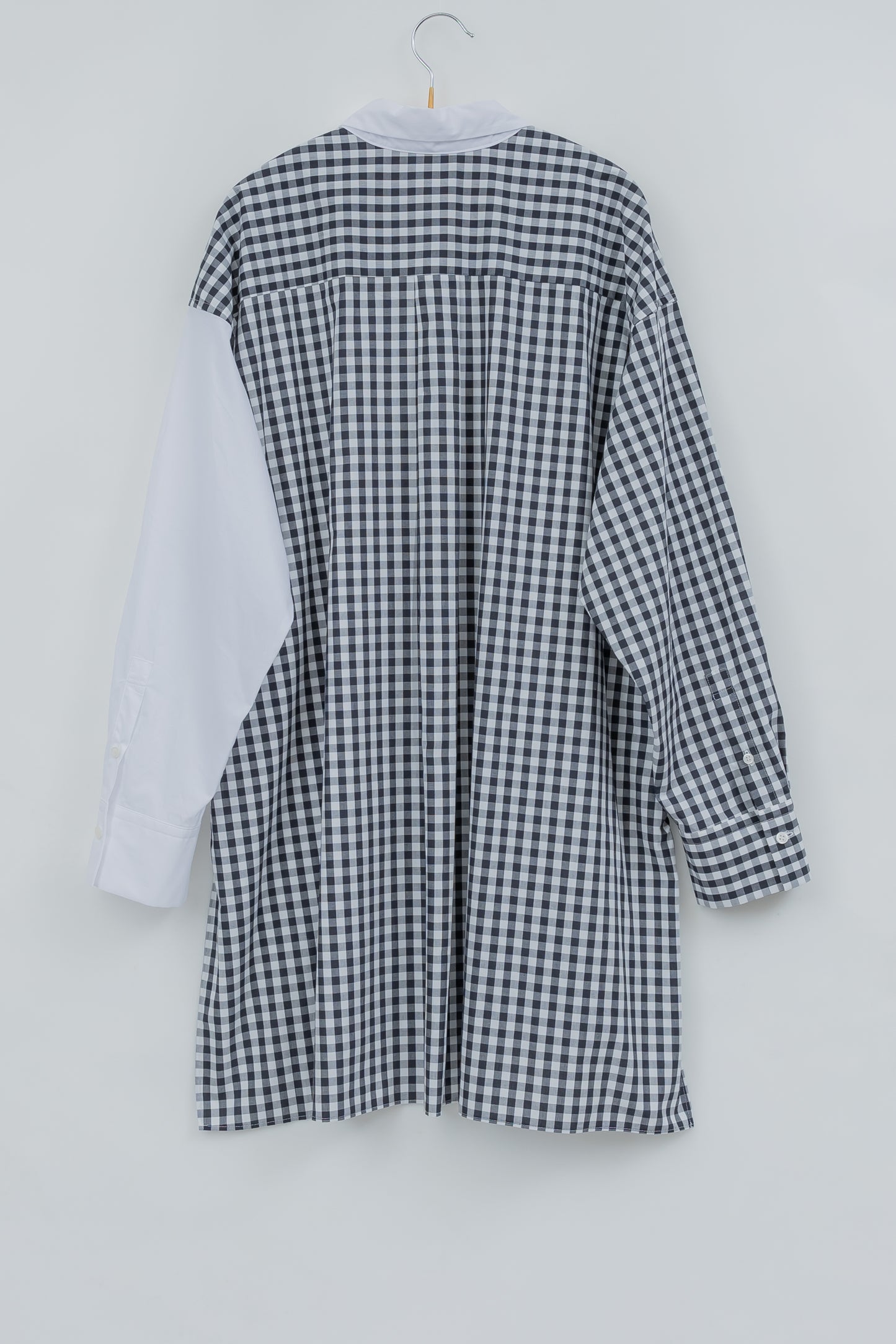 SOPHIE 配色ブラウス GINGHAM CHECK×WHITE