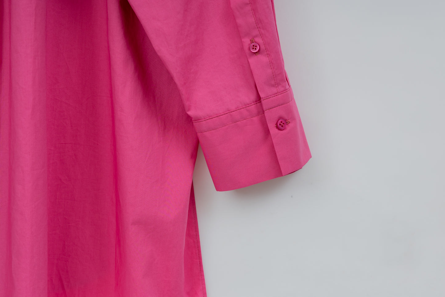 SOPHIE 配色ブラウス NAVY STRIPE×PINK