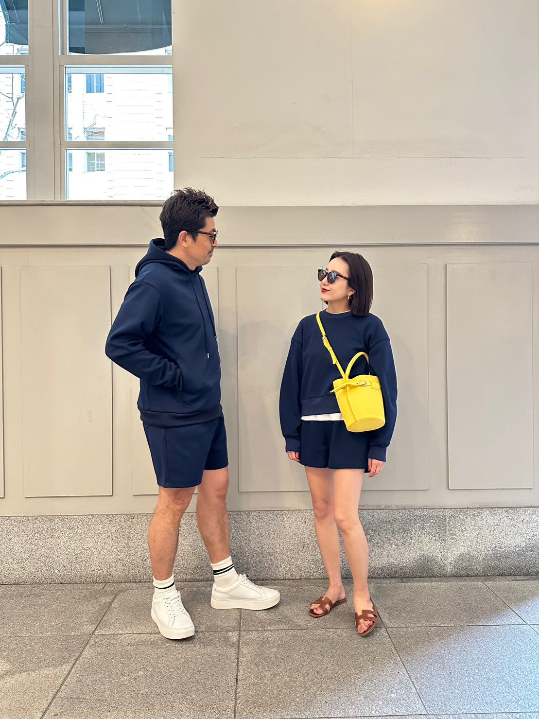 LIEN ボンディングセットアップNAVY(LADIES)