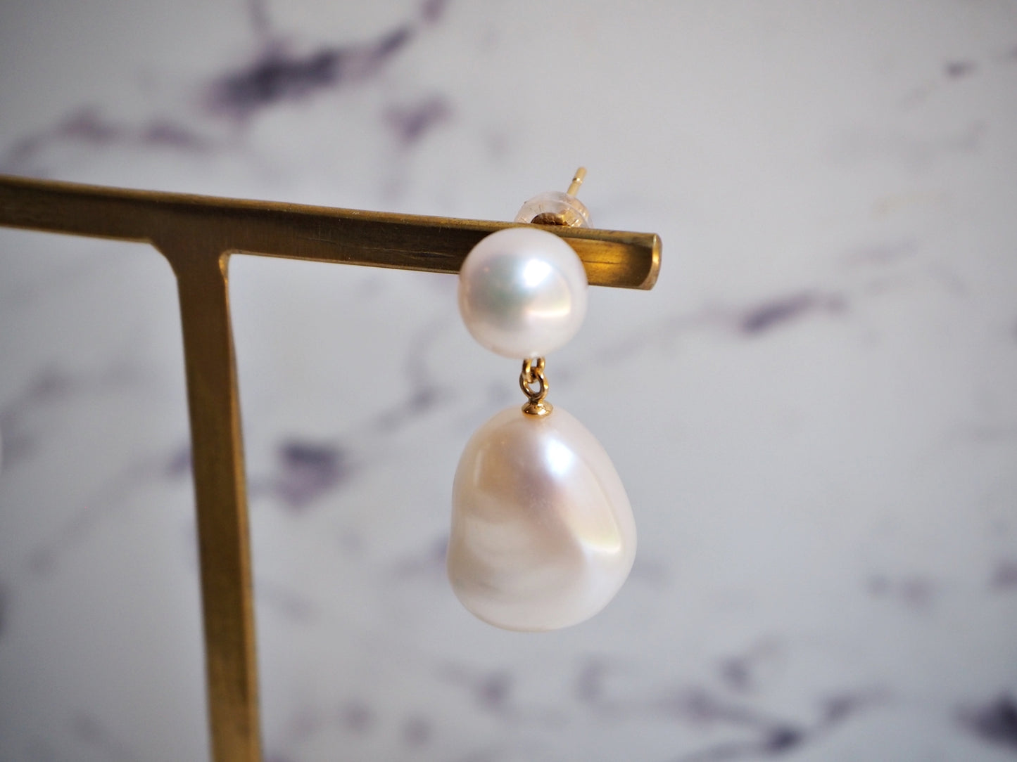 【NEW】JUMELLE パールツインピアス