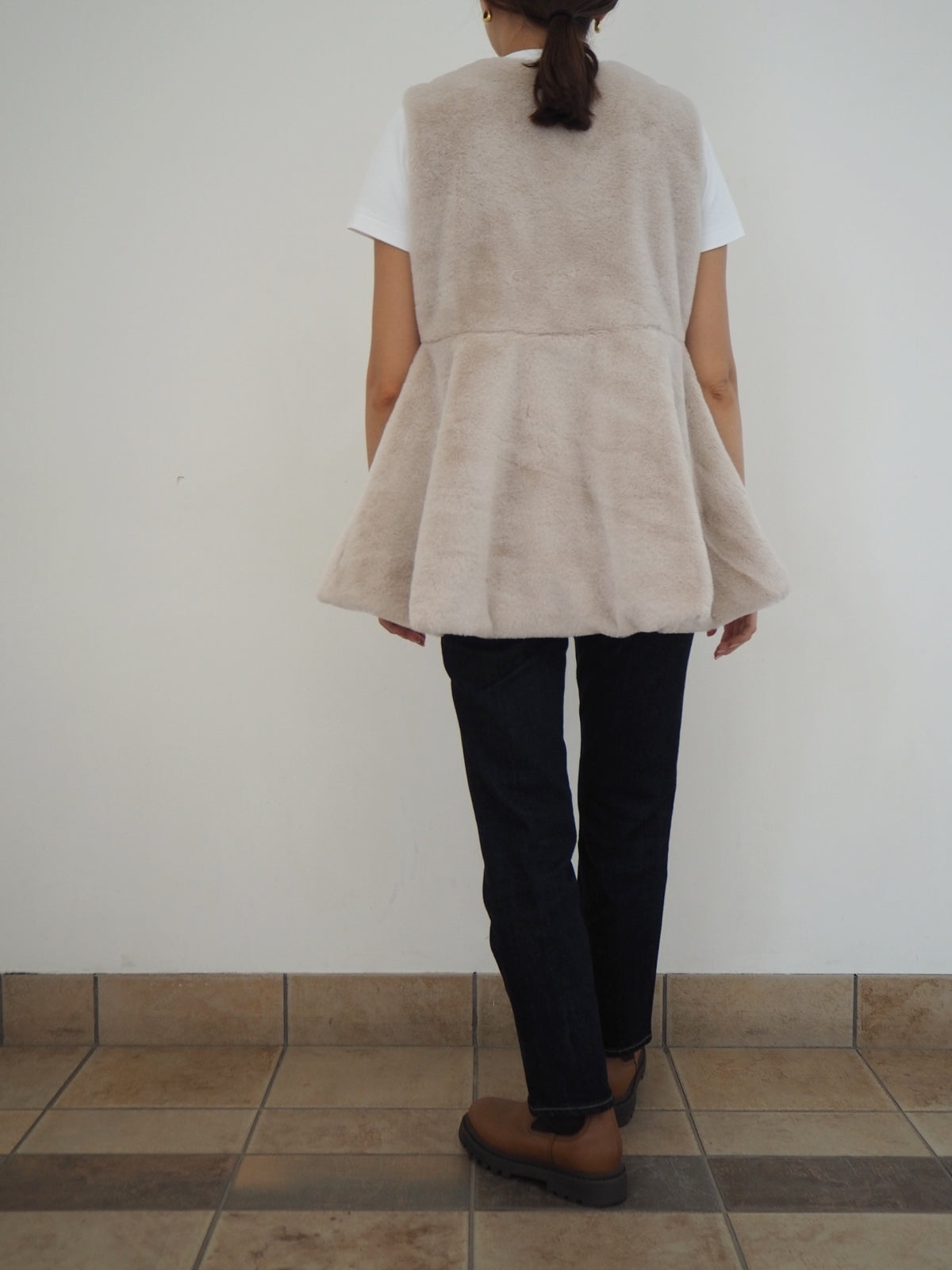 LYS ペプラムエコファーベスト BEIGE