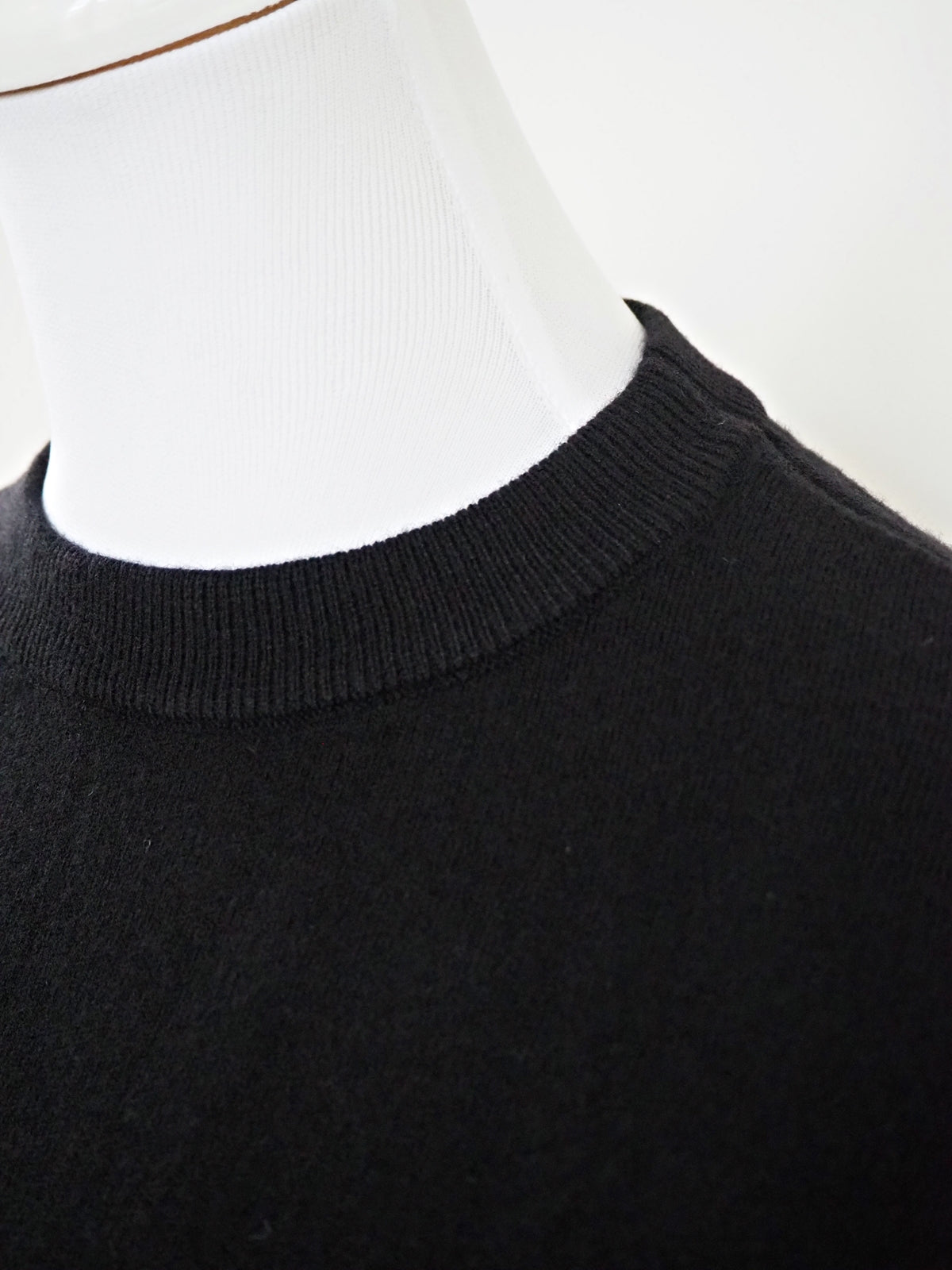 VOLER チュール付きニット BLACK