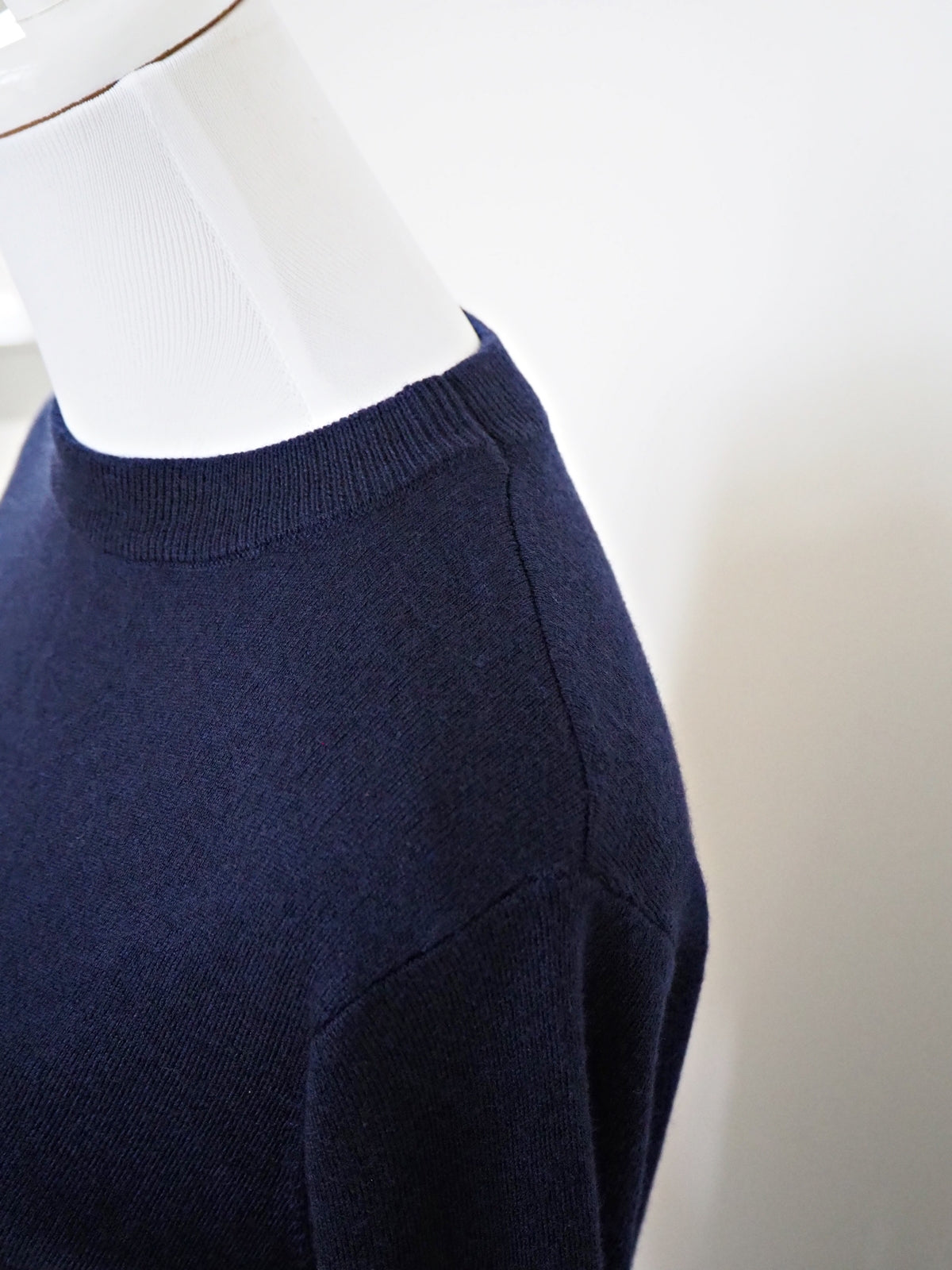 VOLER チュール付きニット NAVY