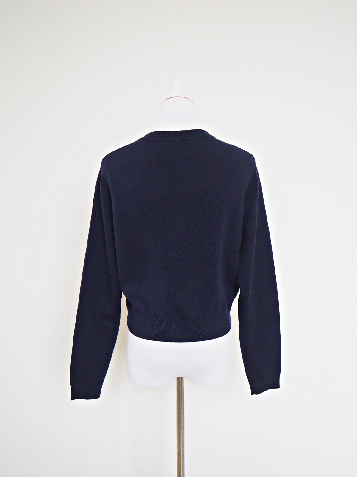 VOLER チュール付きニット NAVY