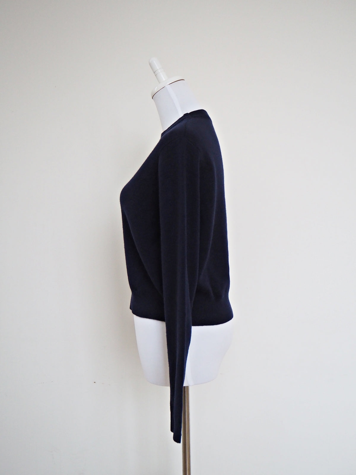 VOLER チュール付きニット NAVY