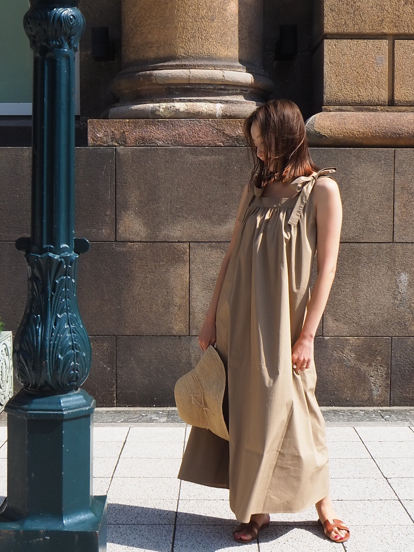 PAPILLON リボンワンピース BEIGE