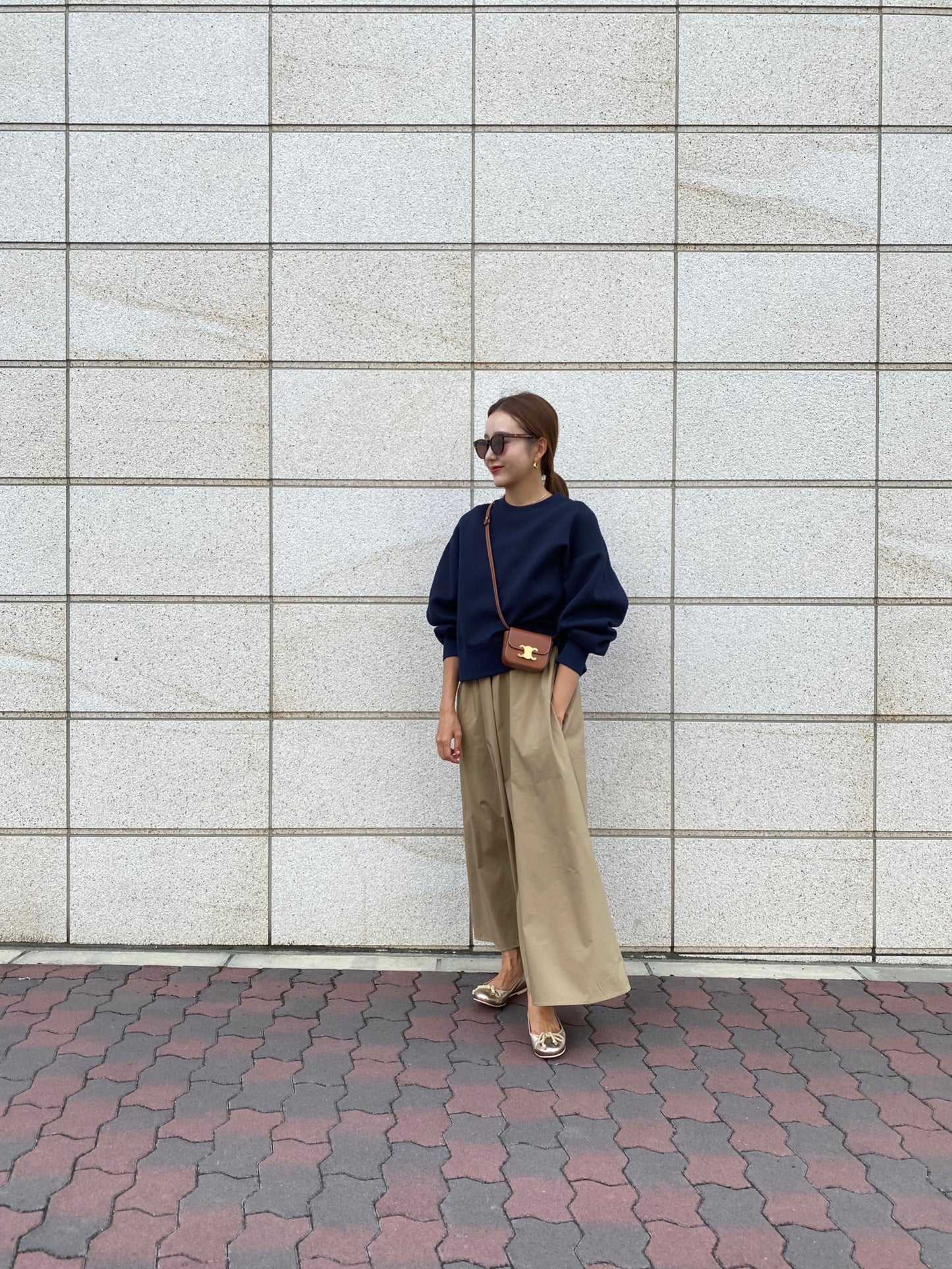 PAPILLON リボンワンピース BEIGE