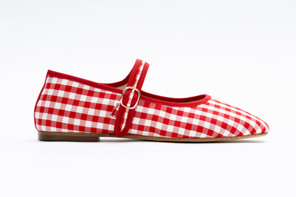 COLMAR　gingham check RED