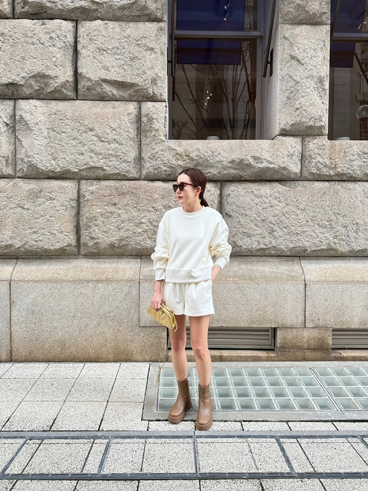LIEN ボンディングセットアップWHITE(LADIES)