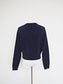 VOLER　チュール付きニット　NAVY
