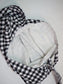 MA MANIERE　ギンガムチェックバッグ WHITE×BLACK