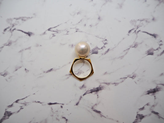BONBON ペンタゴンパールリング12mm